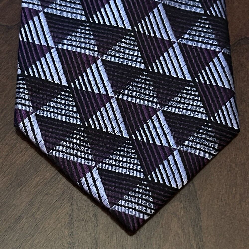 Valdemar Black Label Purple 100% Silk Men’s Neck Tie Long